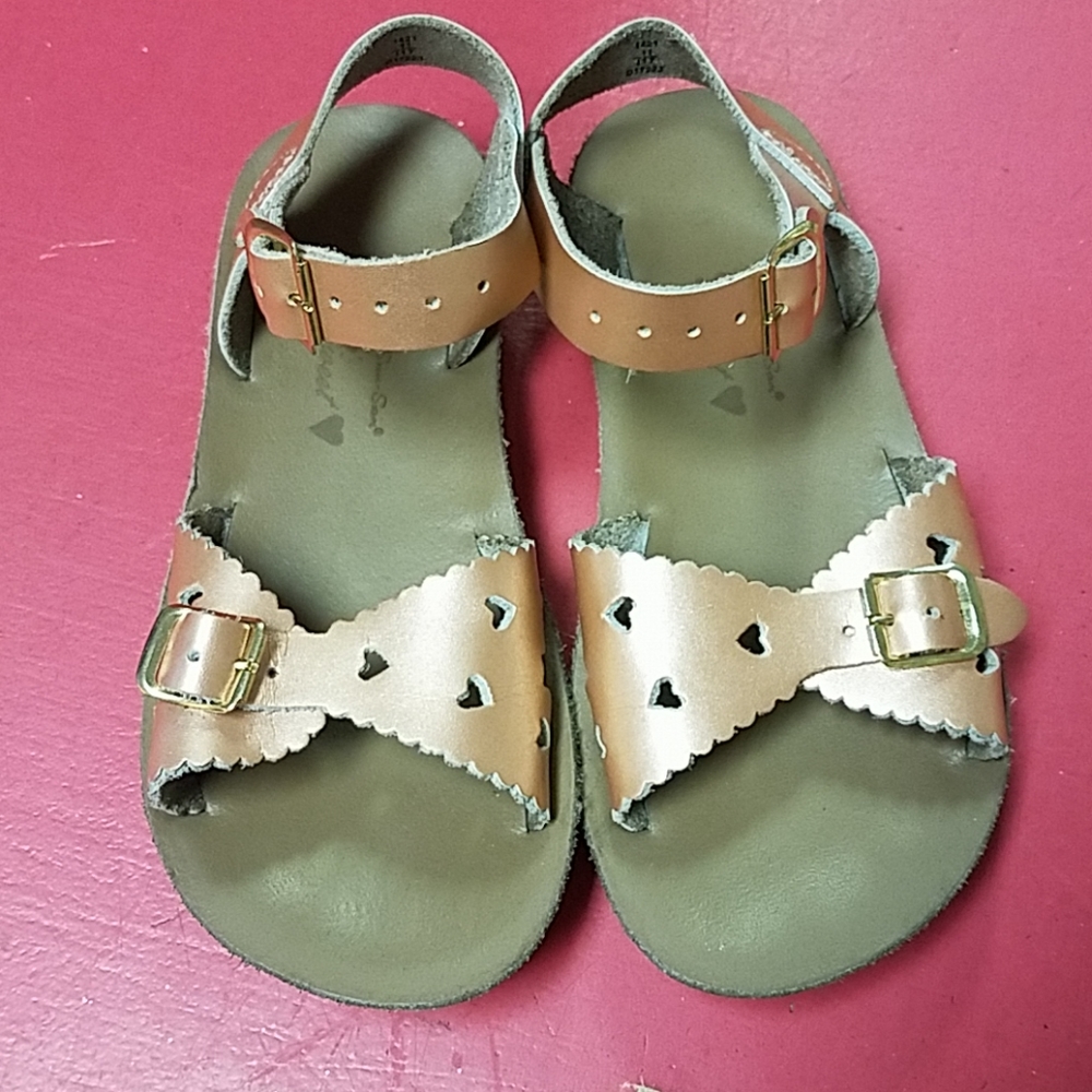 Rose gold Sun San Sandals